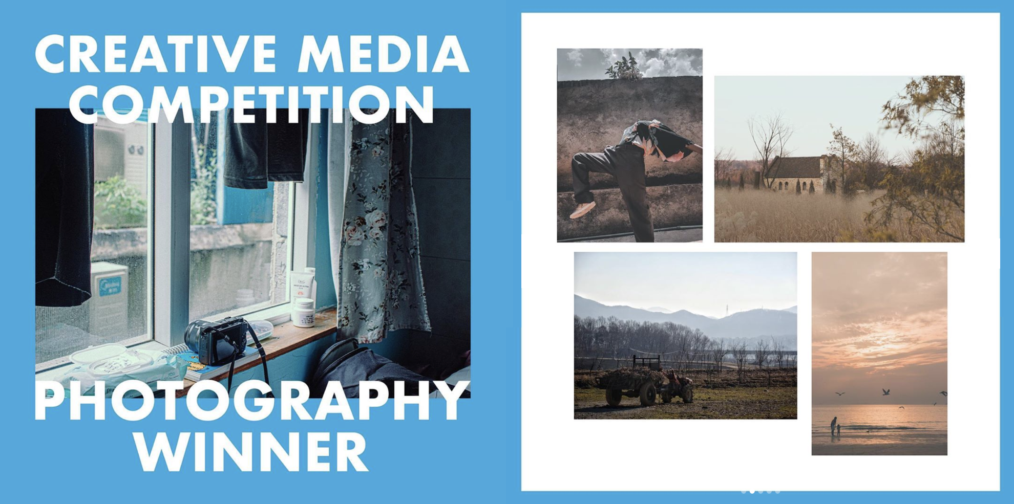 Photo 2: Winner and a portion of submissions for CMC: ‘Photography’